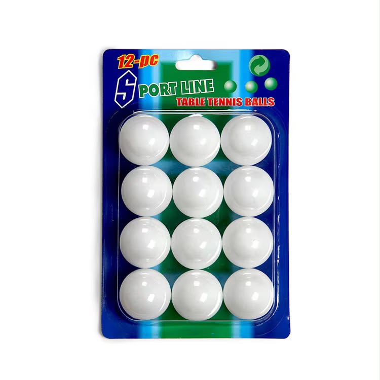 table tennis 12PCS,White, yellow  mix