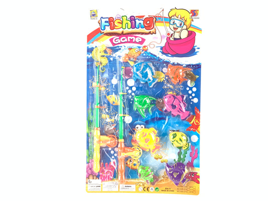 Double Rod Spray Painted Fishing Piece