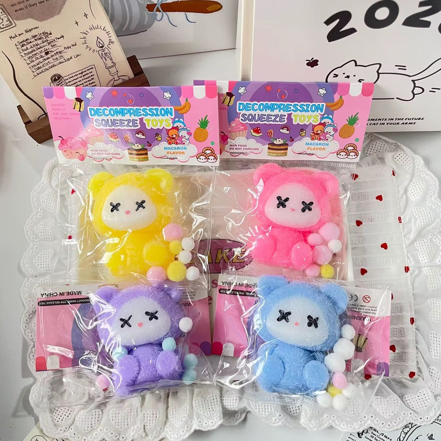 24 pcs Antistress Squishy Soft Toys
