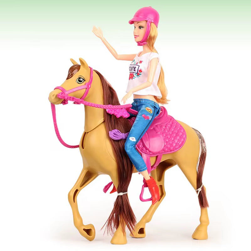 Doll with a horse