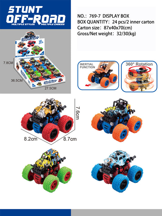 Stunt off-road vehicle (graffiti style) 12PCS