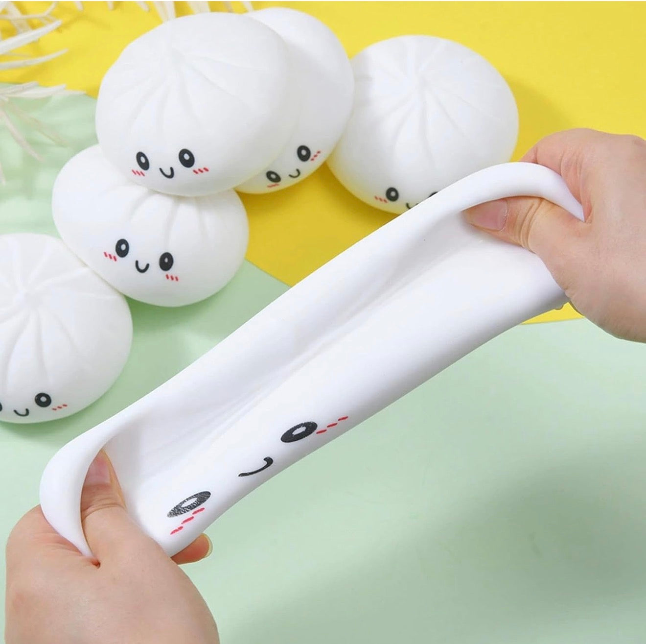 12pcs dumplings with smiley face big size 8.5cm