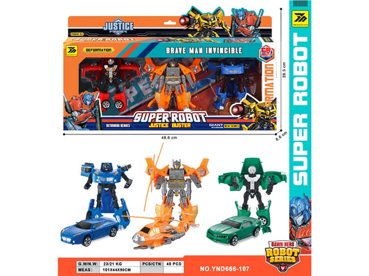 deform toys 3pcs