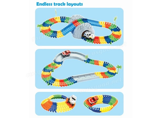 CREATE A ROAD TRACK SET blue