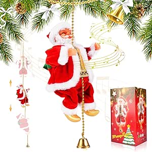 SANTA climbing beads santa music