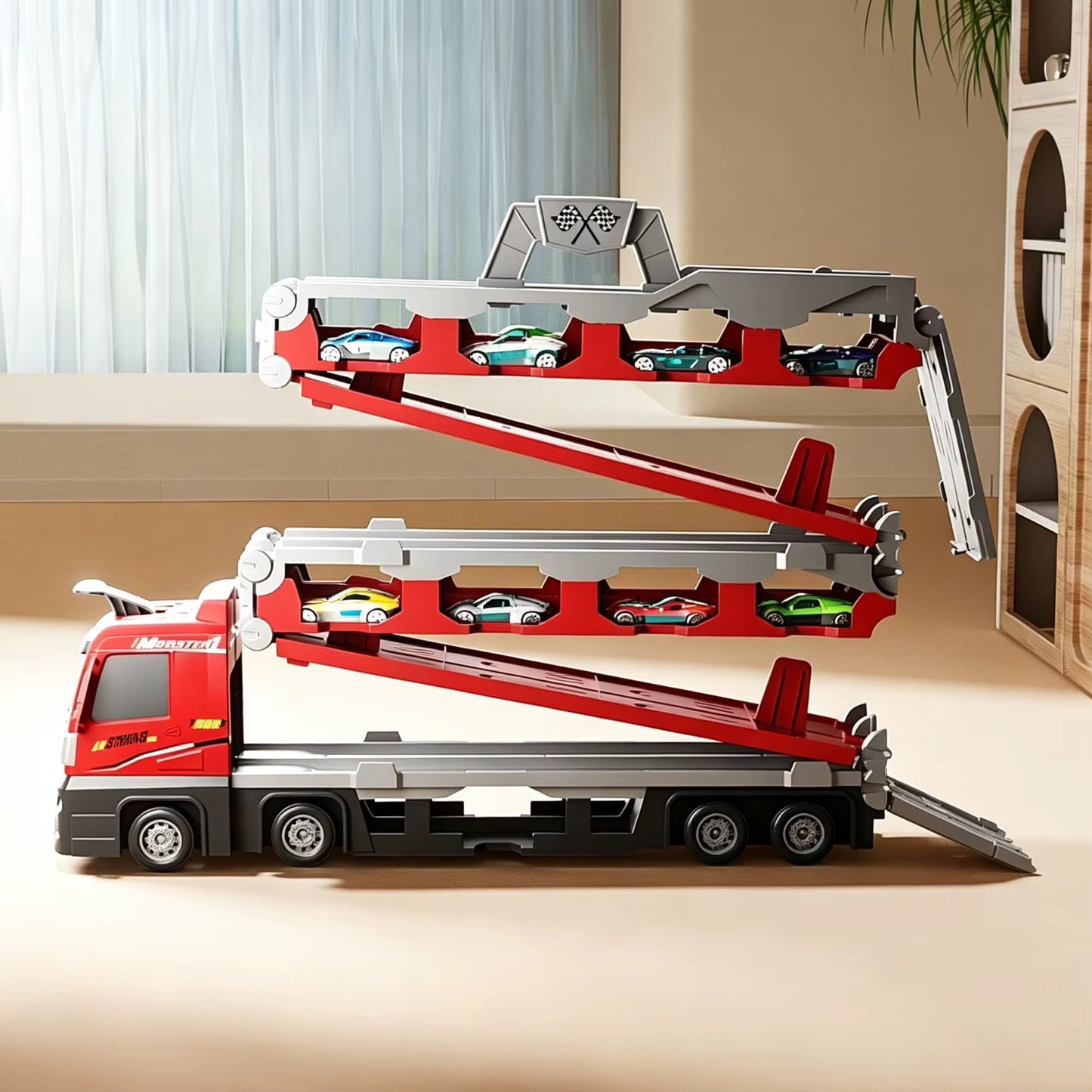 Ejection Track set with small cars