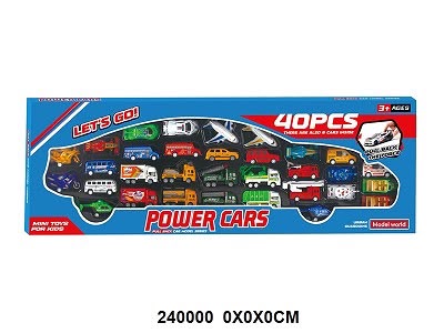 40pcs Power Cars