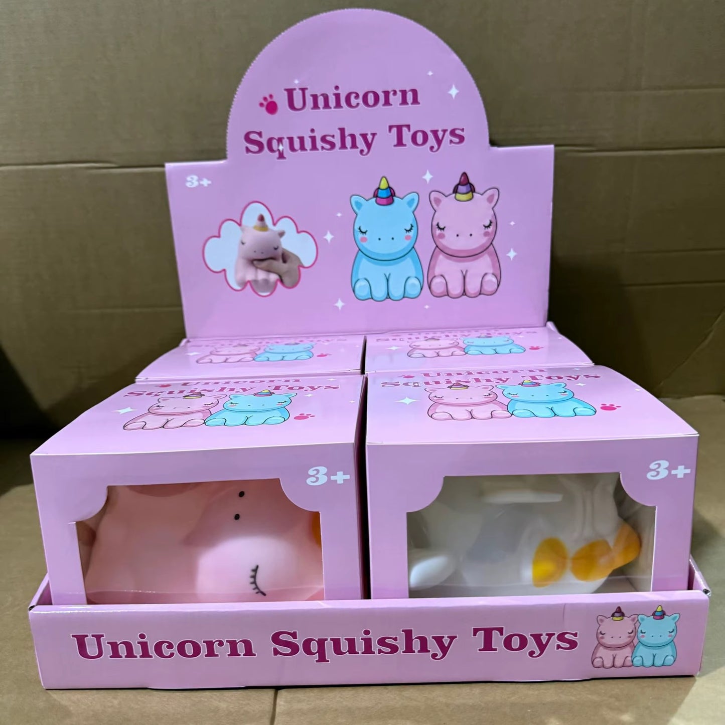 4pcs squshy unicorn