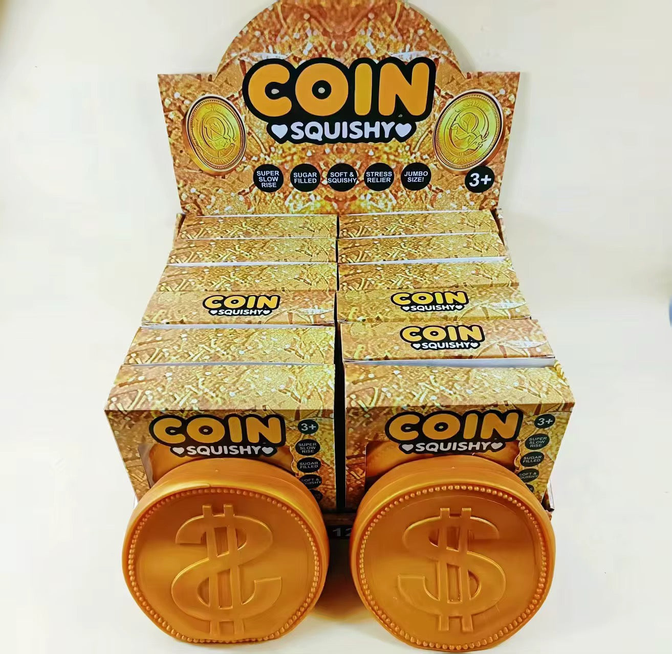 6pcs Coin squshy