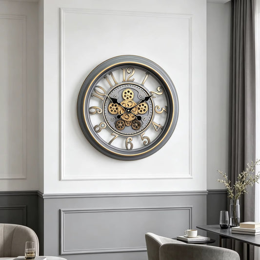 50cm Gear Design Wall Clock – wall clock, wholesale