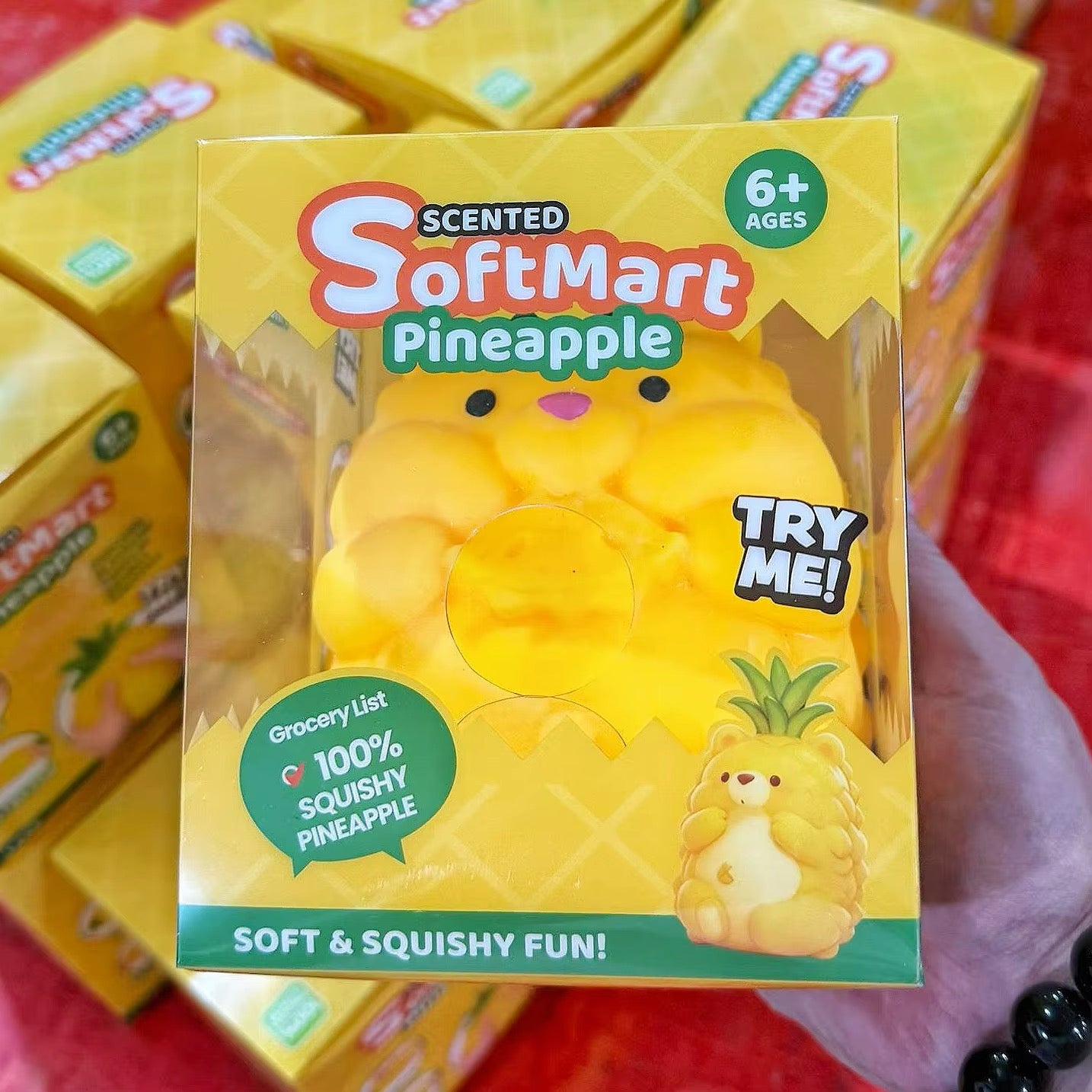 6pcs pineapple squishy