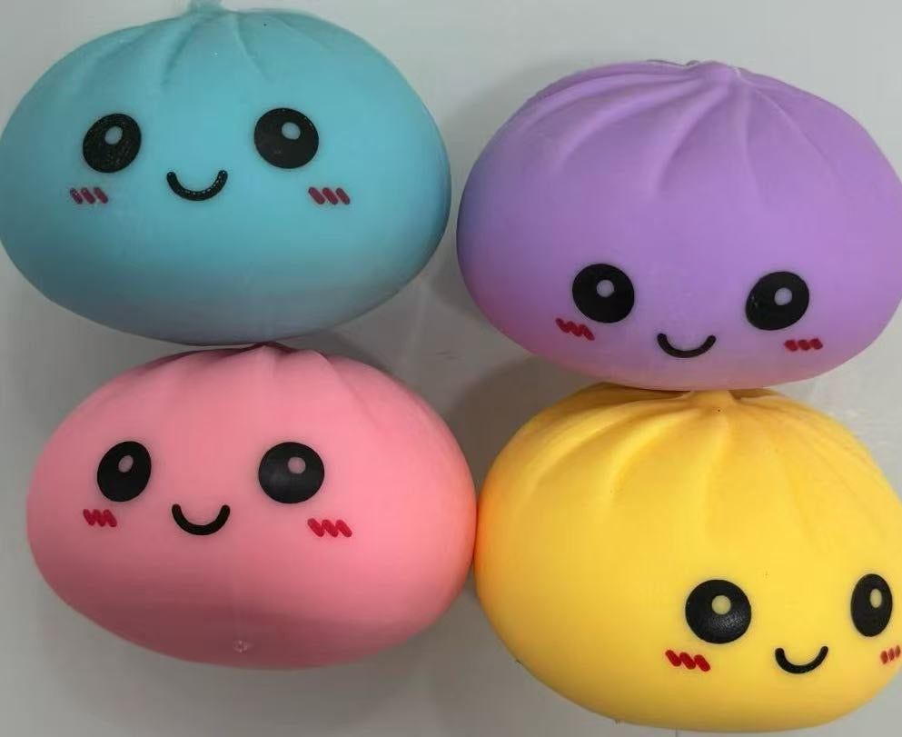 12pcs dumplings with smiley face big size 8.5cm