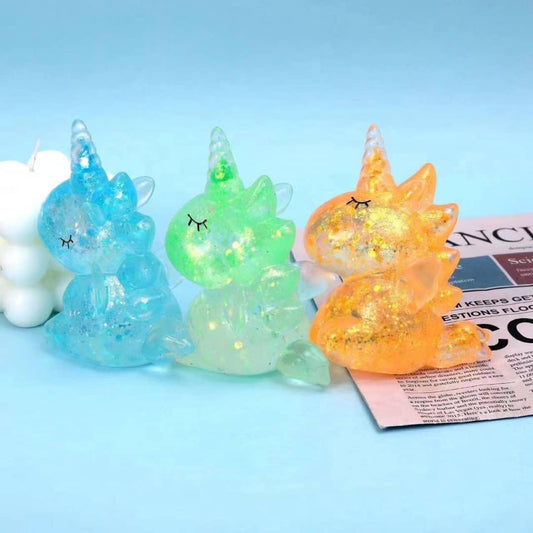 12pcs Sugar Squeezy Glitter unicorn