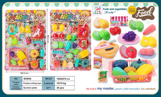 Pretend Play Fruit Cutting Series