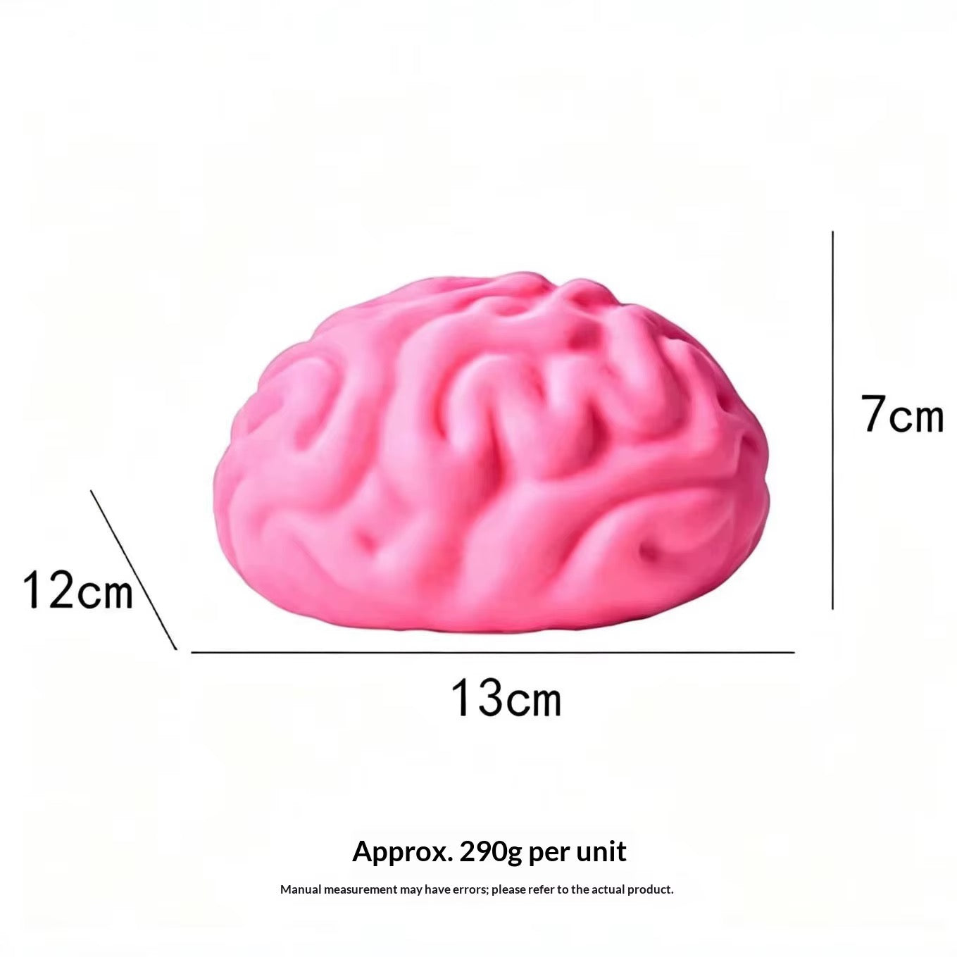 6pcs Squishy Brain
