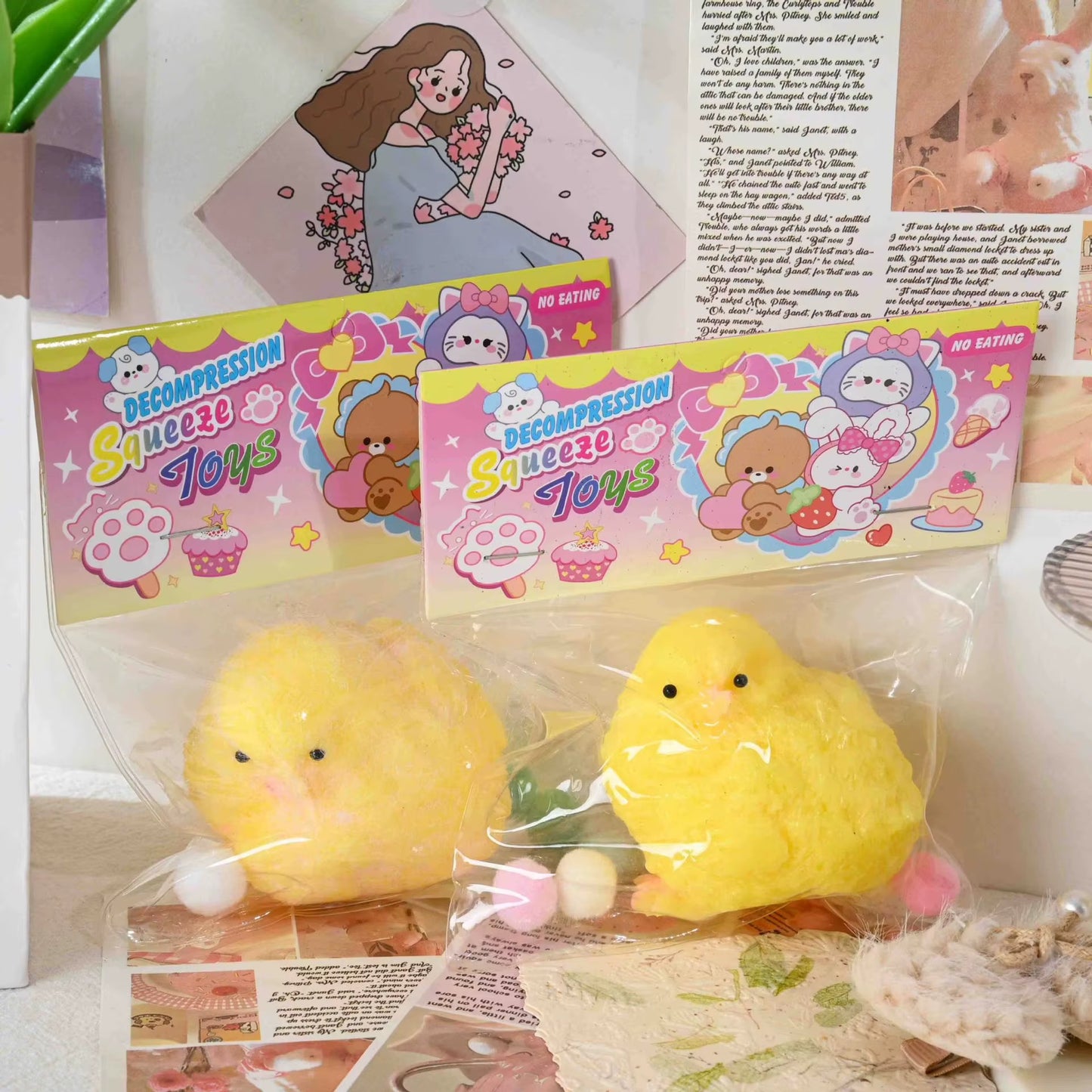 24 pcs Antistress Squishy Soft Toys