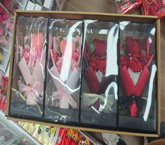 4pcs Rose  Artificial Flower