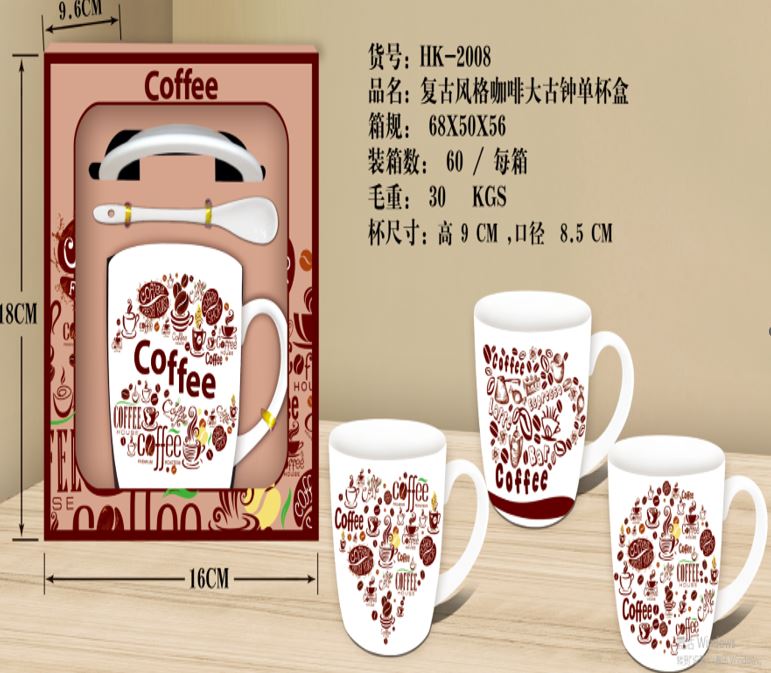 Ceramic coffee Mug gift set 1pcs