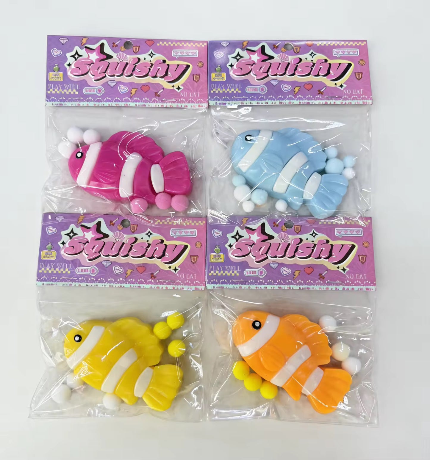 24 pcs Antistress Squishy Soft Toys
