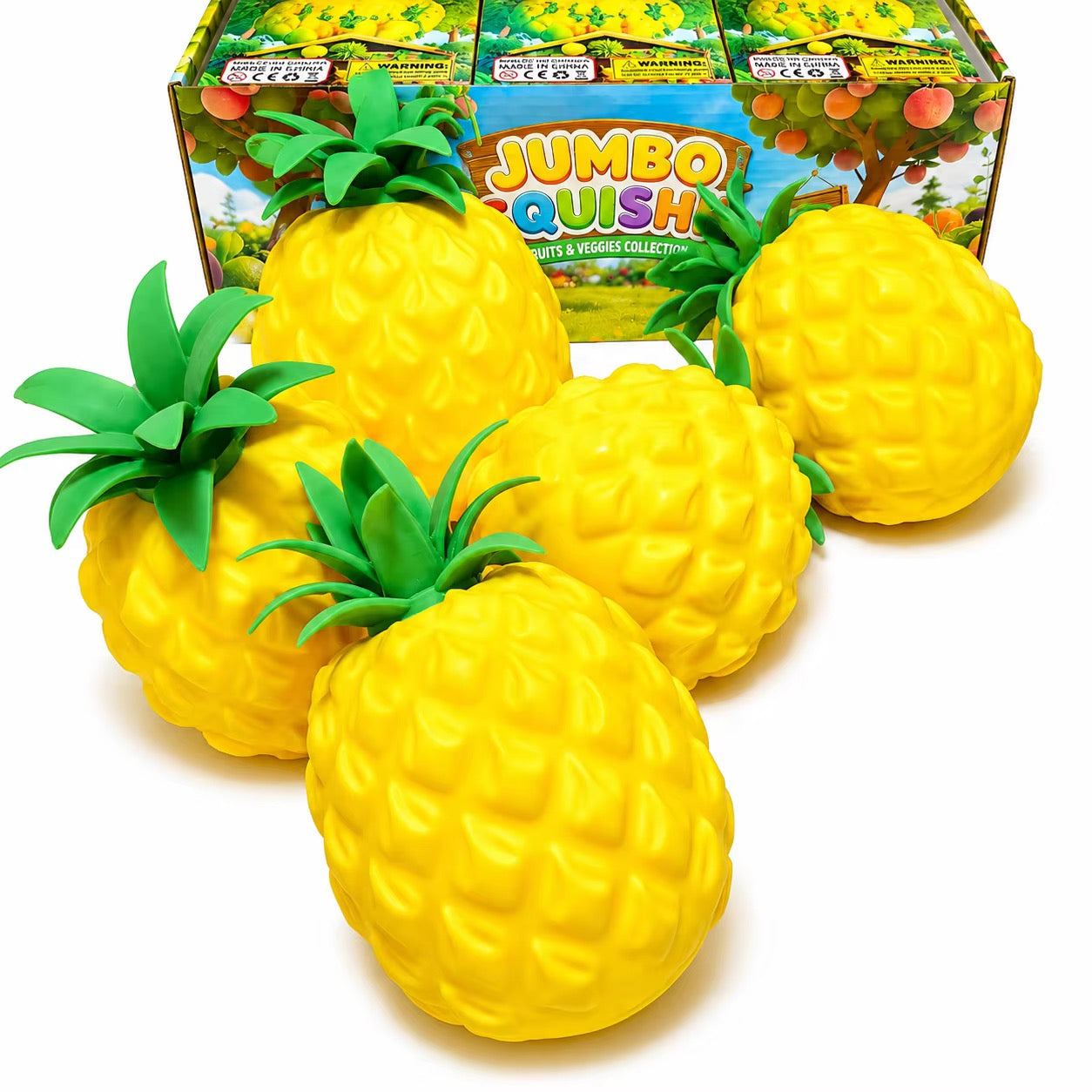 6ps pineapple Squishy