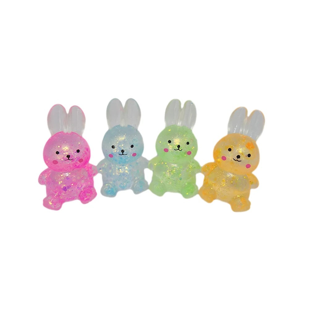 12pcs Sugar Squeezy Glitter rabbit