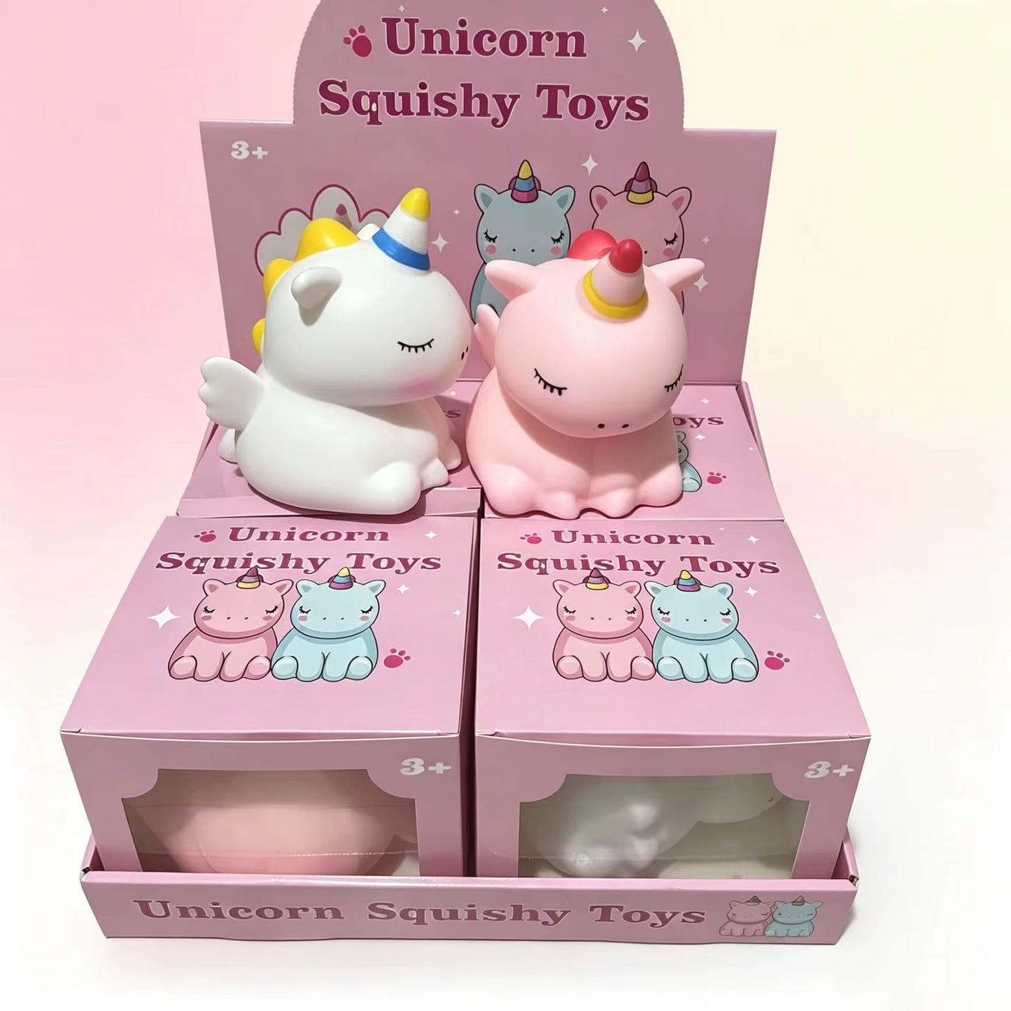 4pcs squshy unicorn