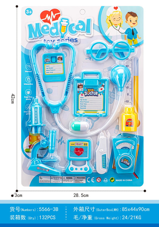Suction board medical set play house