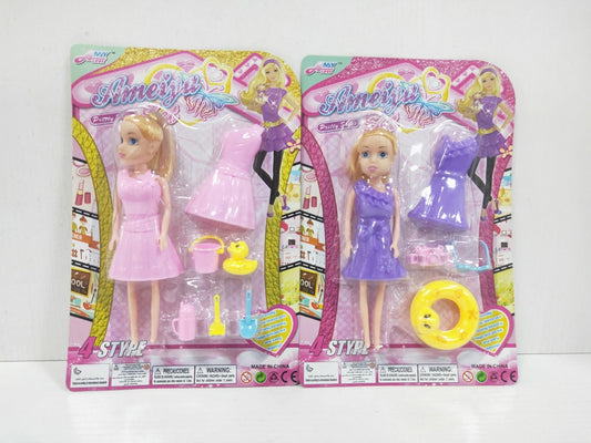 Seven-inch DOLL hair with swimming ring