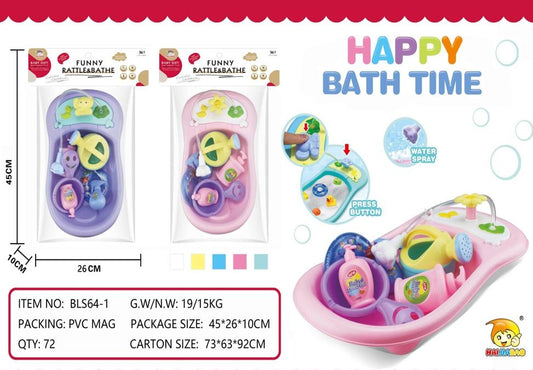 spray bath with enamel animal