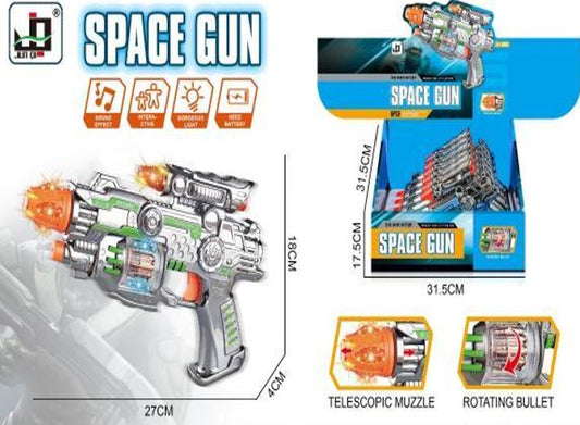 6pcs Space Gun light Up