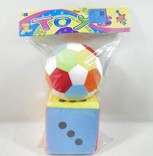 6-inch cloth dice with full color