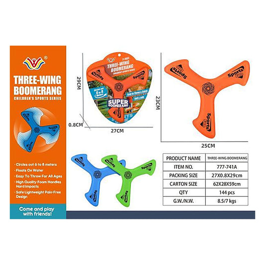 Three-Wing Boomerang