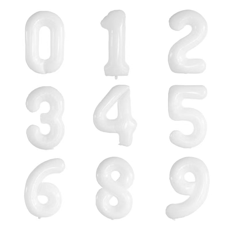 Balloons birthday 10pc Numbers(0-9)