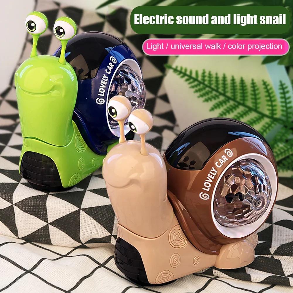 B/O SNAIL WITH LIGHT AND MUSIC.2 COLOR P.BOX