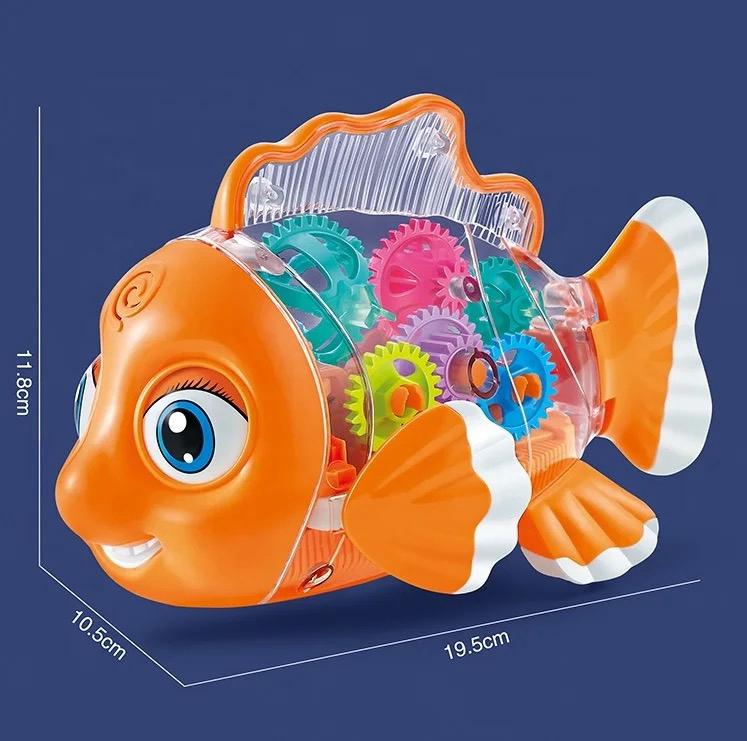 Transparent gear fish