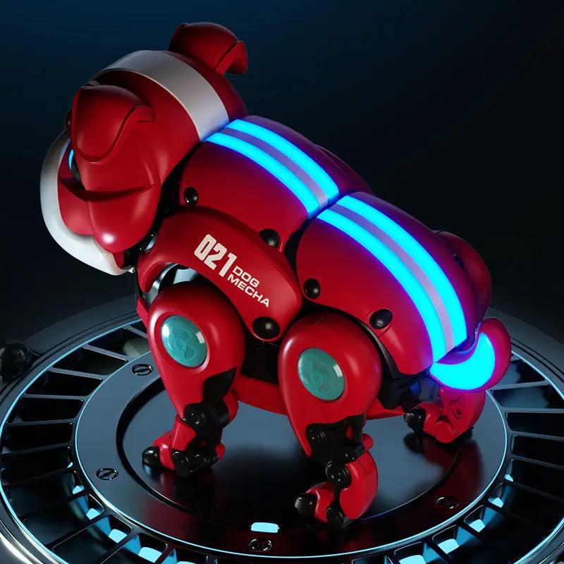 Intelligent voice-controlled walking mechanical dog