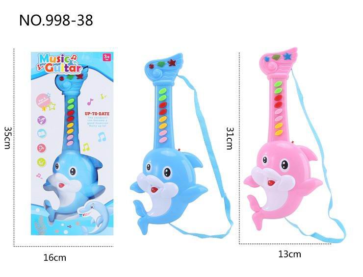 Cartoon dolphin electric guitar 998-38