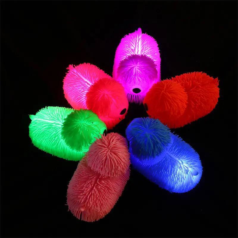 6pcs decompression fluffy dogs light up