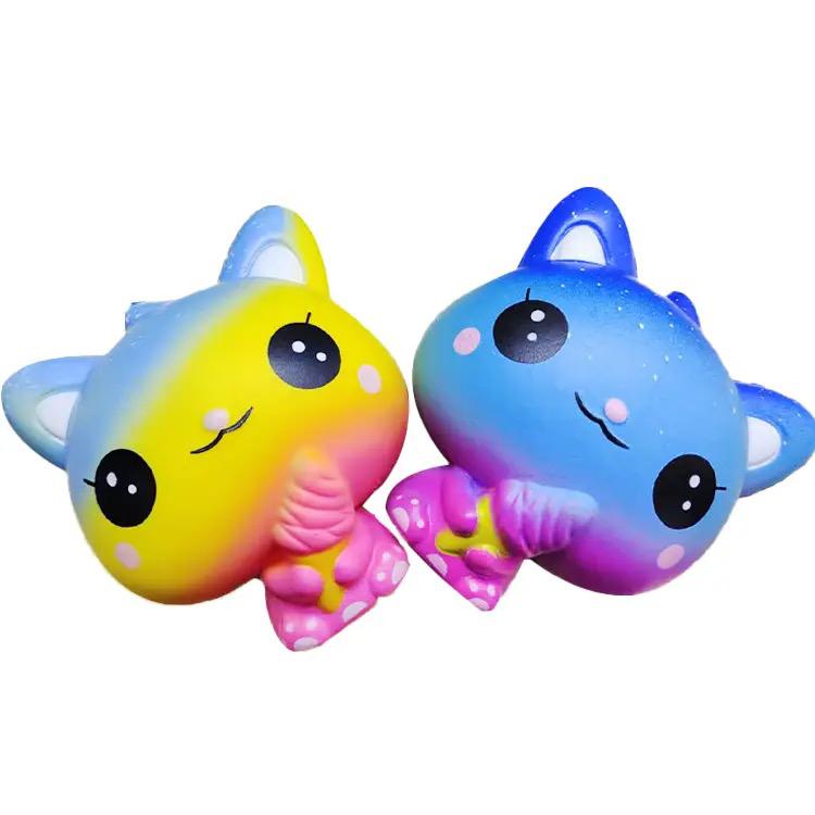 12pcs decompression squeeze Galaxy cat toys