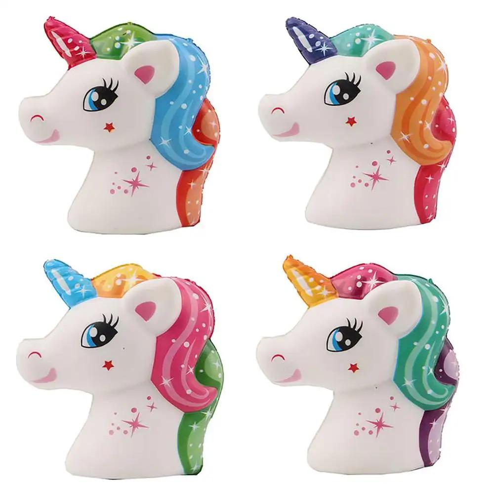 12pcs decompression squeeze unicorn toys