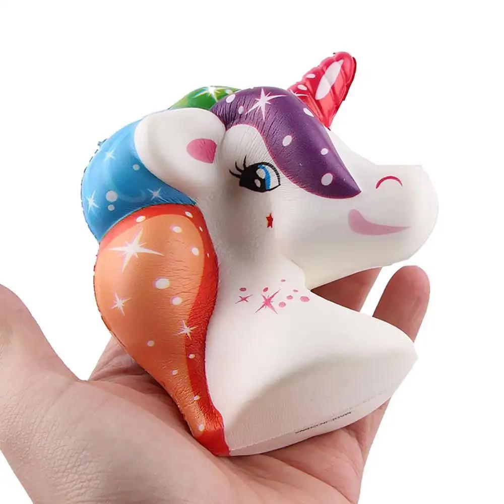 12pcs decompression squeeze unicorn toys