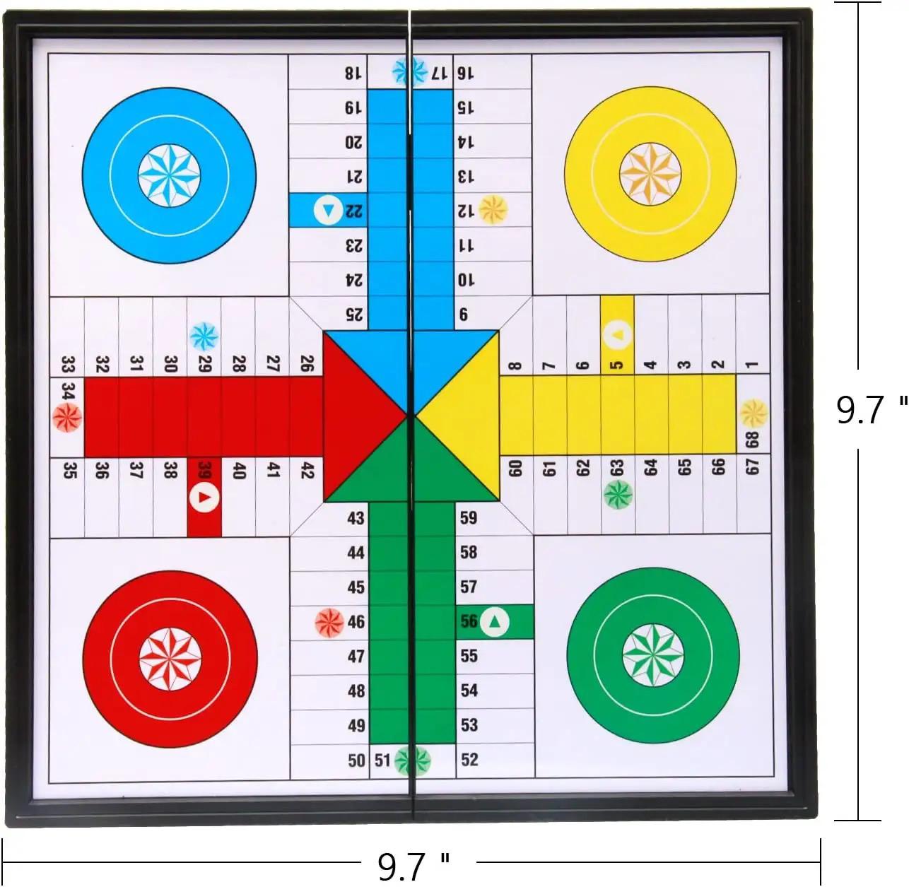 Folding Magnetic Dice LUDO GAME