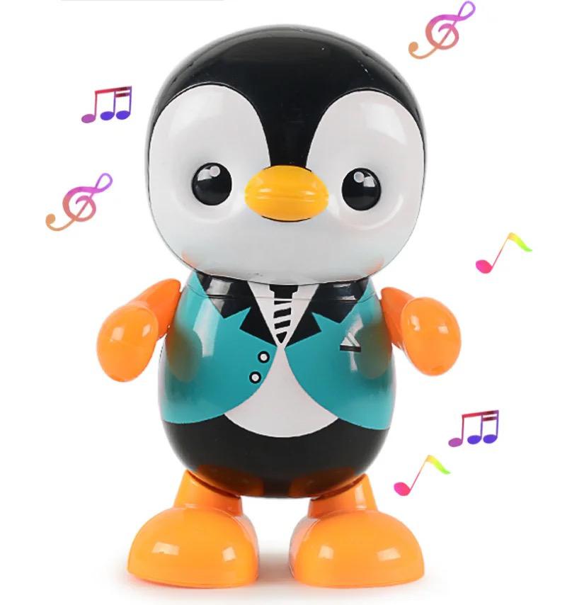 Light music walking dancing penguin 17178