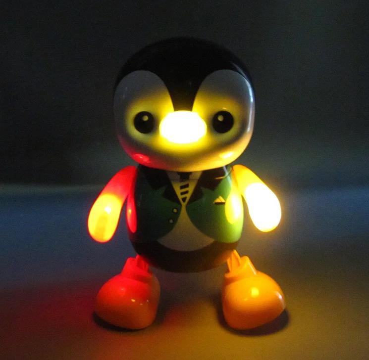 Light music walking dancing penguin 17178