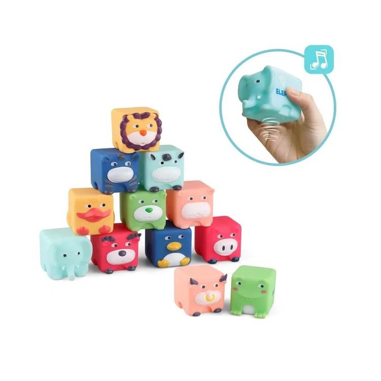 Animal cubes 12 pieces BLSQ-46