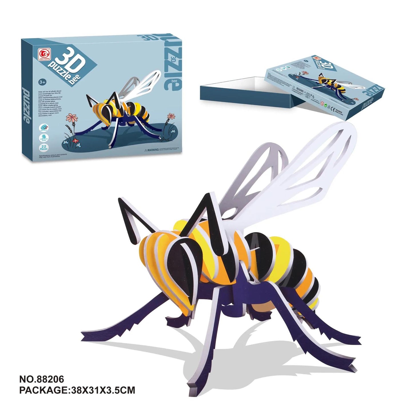 3D Puzzle Bee 88206