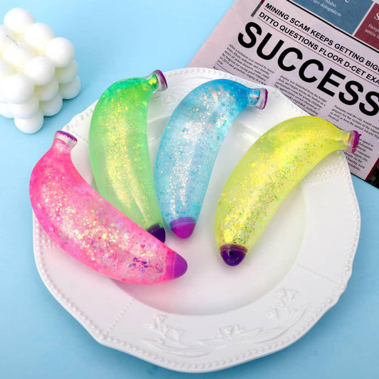 12pcs Sugar Squeezy Glitter banana