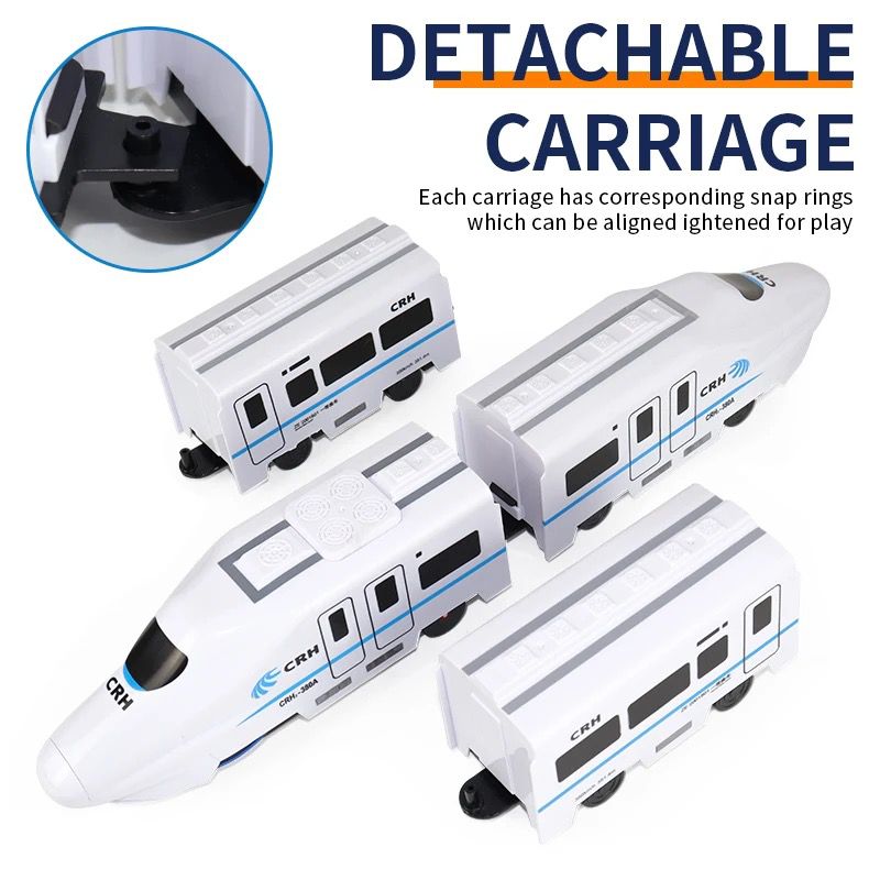 Charging remote control high-speed rail (4 carriages)