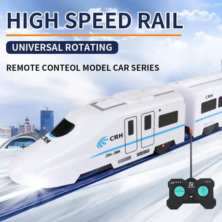 Charging remote control high-speed rail (4 carriages)