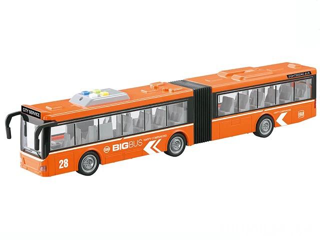 1:16 INERTIA CITY DOUBLE SECTION TRAM BUS (WITH LIGHTS AND SOUNDS